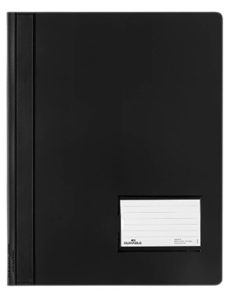 Durable Schnellhefter, überbreit, schwarz, 25er Packung, 268001