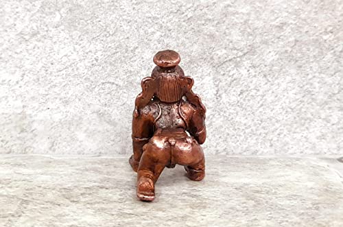 Image of Copper Bal Krishna with Laddu Idol 1.6 in | 55g