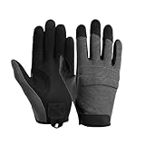 MiOYOOW Taktischer Schießhandschuh, 2 Stück Vollfinger Touchscreen Handschuhe mit Atmungsaktivem Netzgewebe, Motorradhandschuhe für Outdoor Radfahren, Wandern, Klettern, Motocross