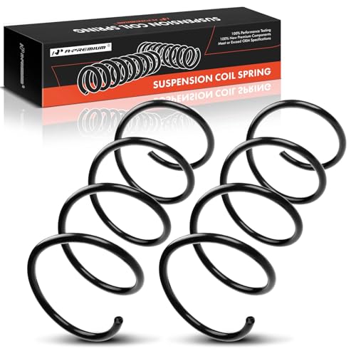 A-Premium 2Pcs Front Suspension Coil Spring Set Compatible with Mercedes-Benz W203 A209 C209 C230 C240 C280 CLK320 CLK500, Driver and Passenger Side, Replace# 2033214304, 2033214304