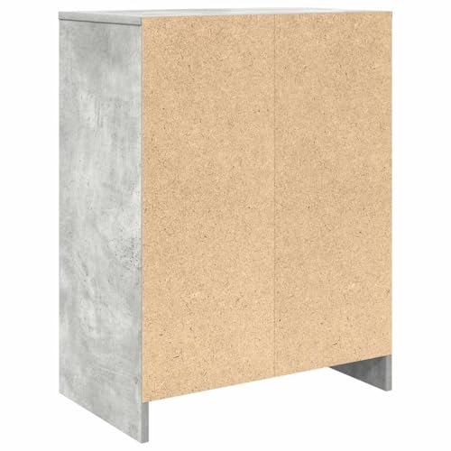 Vidaxl Scarpiera Grigio Cemento 57X34X76 Cm In Legno Multistrato, Armadietti Per Scarpe, Scaffale Per Scarpe, Scarpiera, Contenitore Per Scarpe - 8