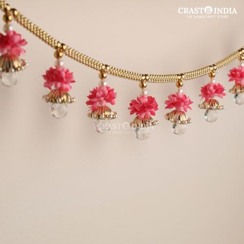 Image of Handcrafted Festive TORAN /BANDHANWAR #8A (1 PC) - for Diwali, Dussehra, Ganesh Chaturthi, Janmashtami, Weddings, House-Warming, Event Decor, 100 cm
