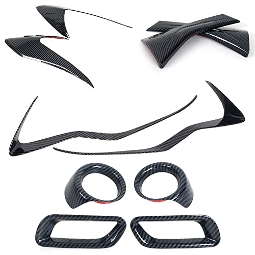 Enjoliveurs de phares ABS Subaru XV 2012-2016 un jeu de baguettes de protection chrome