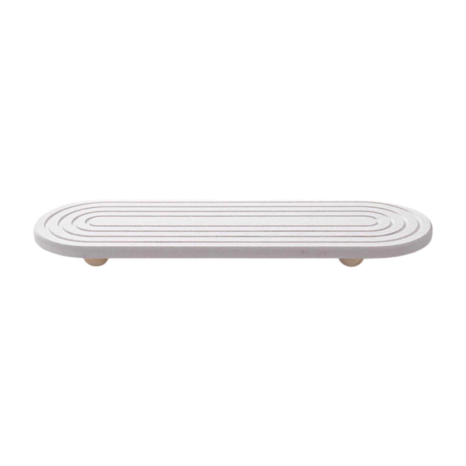 Avejjbaey Natural Wooden Diatomite Toothbrush Cup Tray Fast Absorbent Sink Mat for Bathroom Kitchen Countertop Organizers Wooden Bathroom Organizers