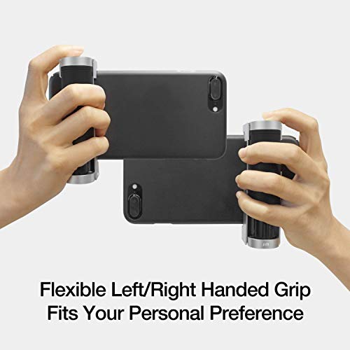 Just Mobile Shuttergrip 2 Secure Camera Handle Holder Removable Bluetooth Remote Clicker/Remote, Facetime Zoom Stand, Selfie Stick/Tripod For Iphone Android Black (Gp-200Bk) #TOP6