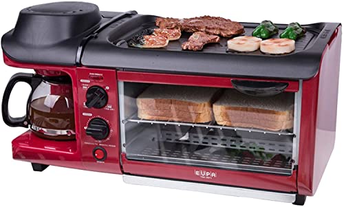 RKYRRKI Oven Solo Forno a Microonde in Silver Tact Premium Convezione Forno Alogeno Fornello Forno Elettrico Padella Caffettiera Multifunzione 3 In1 Facile da Pulire Utile