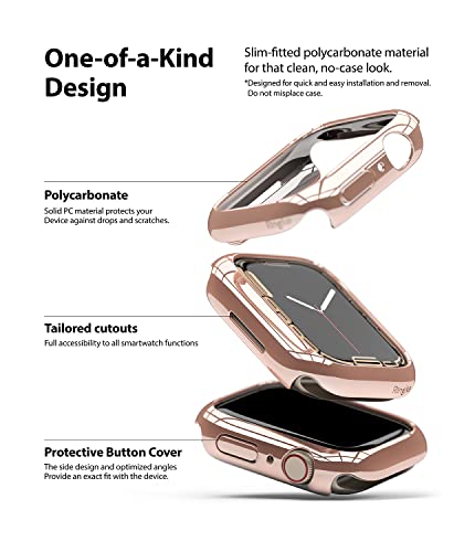 Protéger Apple Watch 45mm contre les rayures avec la coque Ringke Slim rigide