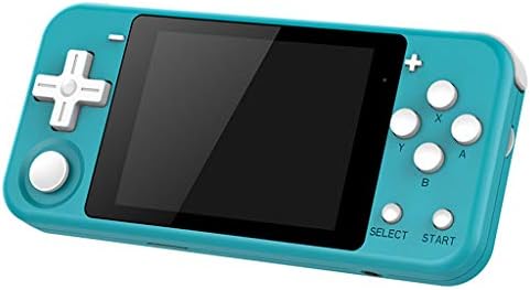 Handheld Game Console, Q90 Retro Game Console OpenDingux Tony System, Free with 32G TF Card Built-in 2500 Classic Game Console 3 Inch IPS Screen Portable Video Game Console (Black) (Blue)