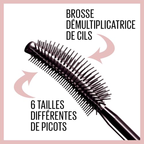 Maybelline New York - Mascara Volume Waterproof - Cils Sensational - Noir - 9,4 ml