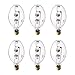 Sylvania ED37 400W Clear Metal Halide Lamp E39 Mogul Screw Bulbs, 6 Pack | 640366