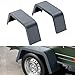 2 Pack Trailer Fenders Single Axle Fit 14-16 Inch Tires, Heavy Duty 14 Gauge Steel, Perfect Fit for Boat, Car Hauler, Cargo, Utility, and Landscape Trailers
