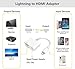 [Apple MFi Certified] Apple Lightning to HDMI Adapter for iPhone to TV, 1080P Digital AV Adapter Sync Screen with Lightning Charging Port for iPhone 14 13 12 11 XS XR X 8 7 to HDTV/Projector/Monitor