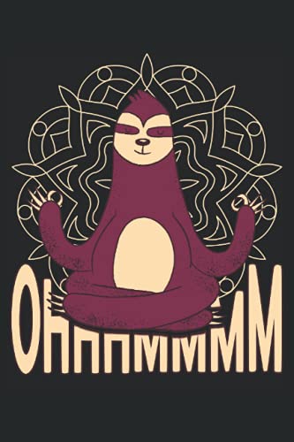 Faultier Meditation Spirtuell Mandala Notizbuch Journal: Yoga Tagebuch 120 Seiten liniertes Papier Handliches Format (15,24 × 22,86 cm entspricht ungefähr DIN A5) (German Edition)