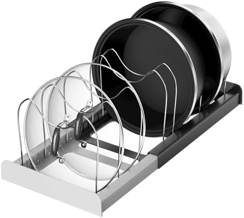 Organizador de Utensilios de Cocina, Separador Sartenes Extensibl...