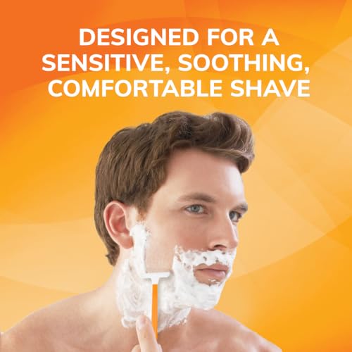 BIC Sensitive Disposable Razors for Men, Long-Lasting 1 Blade, 12 Count - image 2