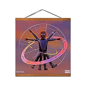 (Wunna) New 2020 Album Cover Poster Schilderij Canvas Muurkunst Woonkamer Decor Fotodruk op doek 50x50cm Lijst