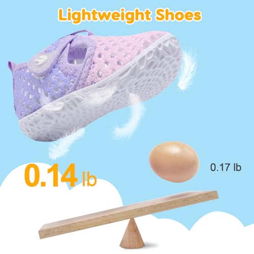 Image of FEETCITY Boys Girls Water Shoes Kids Aqua Socks Quick Dry Barefoot for Beach Swimming Pool