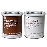 3M Scotch-Weld Epoxy Adhesive 1838, Green, Part B/A, 1.8 Quart, 1 Kit (Kit Includes Part A and Part B)