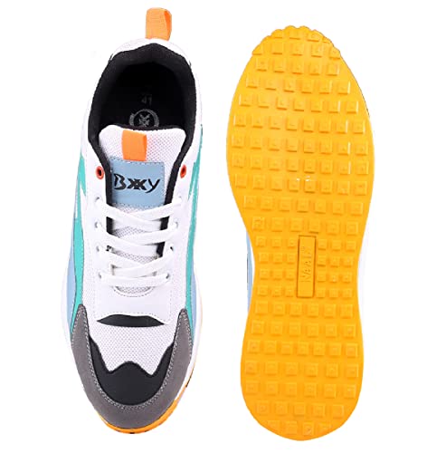 Image of BXXY Men's 3 Inch Hidden Height Increasing Casual Sports Lace-Up and Outdoor Shoes.