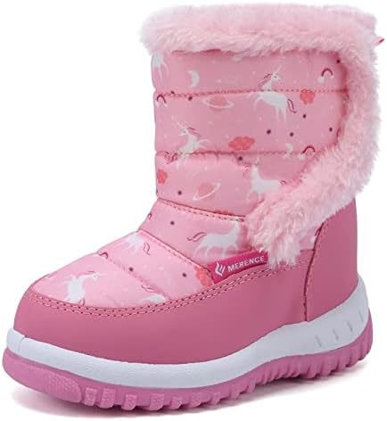 FANTURE Winter Snow Boots for Boy and Girl Outdoor with Fur Lined...