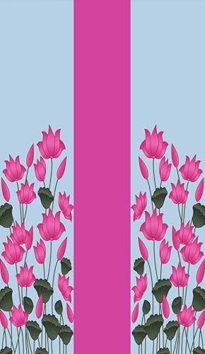 Image of Backdropon Colourful Flower Photography Backdrops Nature Backdrop Curtain Cloth Birthday Background Seamless Photo Booth Prop Backdrop Size 8Feet Height & 5Feet Width(8 * 5)