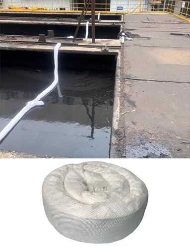 Barrera de contención for petróleo de alta resistencia flotante y con conectores integrados