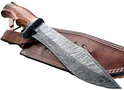 RG-01 Handmade Damascus Steel Bowie Knife - Great Piece of Art