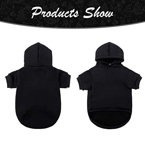 Basic Dog Hoodie - Soft And Warm Dog Hoodie Sweater With Leash Hole And Pocket, Dog Winter Coat, Cold Weather Clothes For Xs-Xxl Dogs #TOP2