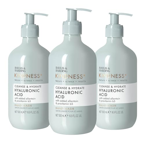 Baylis & Harding Kindness + Hyaluronic Acid Hand Soap 3-Pack