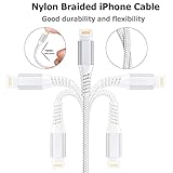 iPhone Charger Cable 3M 2Pack, Extra Long iPhone Charger MFi Certified Lightning Cable Fast Charge Braided Lightning to USB Cable Lead Compatible with iPhone 14 13 12 11 Pro Max XR XS 10 8 7 6 SE - Image 7