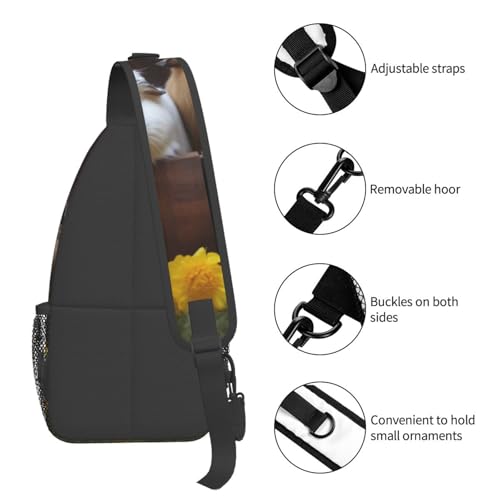 Bolso cruzado para hombre tipo bandolera negro miniatura 5