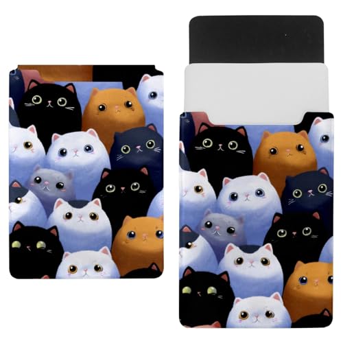 Funda para portátil de 35 x 25,9 cm resistente a arañazos con estampado de gatos