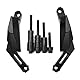 MZ-STORE MT 09 XSR900 Motorrad Sturzpads Motor Schutz Rahmenschieberegler für MT-09 2013-2020 MT-09 Tracer 2014-2020 Tracer 900GT 2018-2020 XSR900 2015-2020 XSR900(Schwarz)