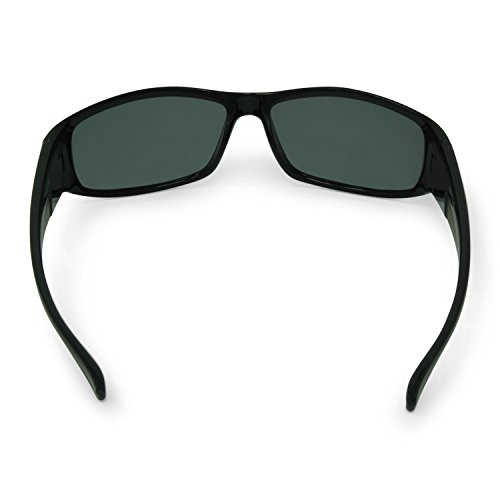 Flying Fisherman 7890Bs Gaffer Jr Angler Polarized Sunglasses, Black Frames, Smoke Lens #TOP4