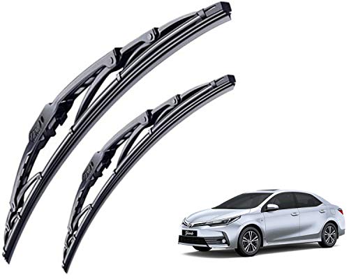 Image of WolkomHome High Performance OE Car Wiper Blade Replacement set of 2 Pc Right 26 inch Left 14 inch for corolla altis 2019
