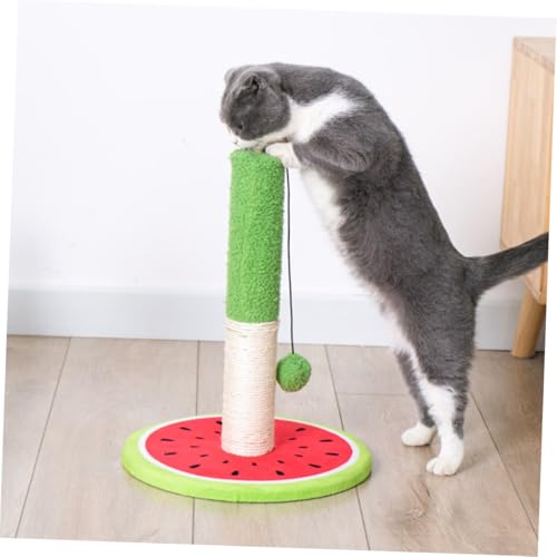 Rascador para gatos POPETPOP diseño sandía sisal miniatura 7