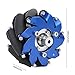 4in Mecanum Aluminum Right Wheel - 45 Degree Omnidirectional Robot Drive for Industrial Parts, Single Load 30KG