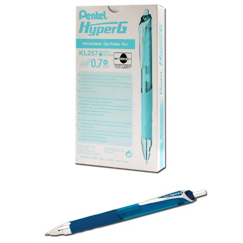 Bolígrafo Roller Gel Pentel Hyper G Retráctil Caja 12 miniatura 1