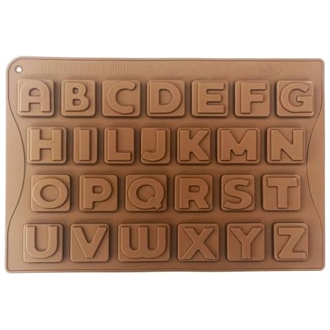 Selecto Bake Silicone Chocolate Letter Mould Cover
