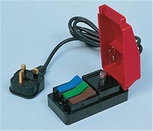 Quicktest Mains Connector Block with 1.5m Lead / 13A Plug