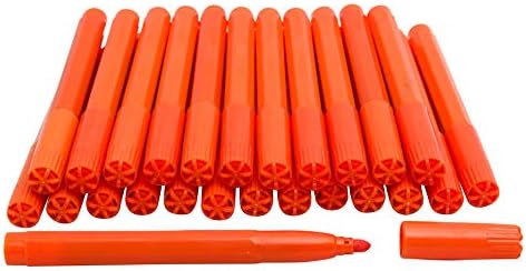 25x Orange Bingo Felt Marker Pens Dabbers