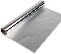 Rolo de Papel Alumínio Profissional, Prata, 30cm x 100m, 0,009 Micras, para Uso Doméstico e Comercial, Frio e Quente