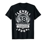 Level 18 Jahre Geburtstagsshirt Junge Gamer 2004 Geburtstag T-Shirt