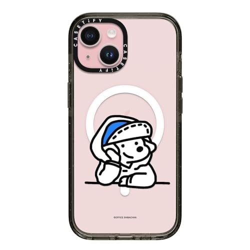CASETiFY CpNg iPhone 15 P[X [MILKi (4x MIL-STD-810G) / 2.5m̗NA / MagSafe ɑΉ] - mini JOHN (Lover) - NA ubN