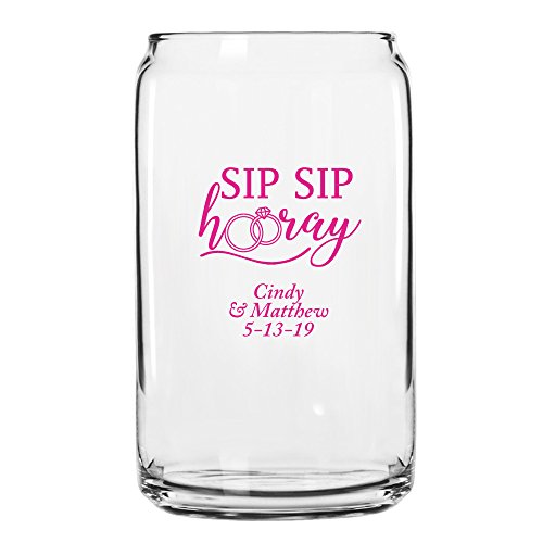 Vasos impresos personalizados 16oz fucsia pack 144