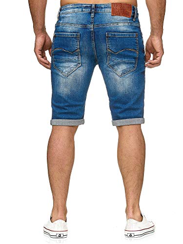 Red Bridge heren jeans shorts korte broek denim bermuda stretch capri basic - Image 7