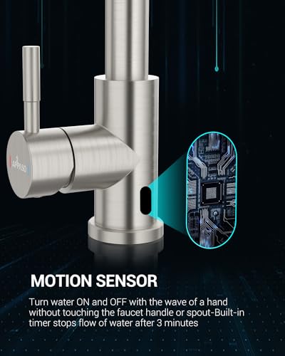 Appaso APS2007 Touchless Kitchen Faucet, Motion Sensor Kitchen Sink Faucet With Pull Down Abs Sprayer 3 Modes thumb #2