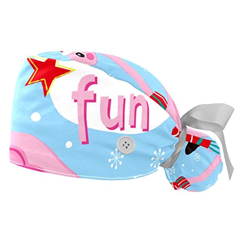 Casquettes de travail ajustables JDEZ anti-transpiration motif flamant pour adulte