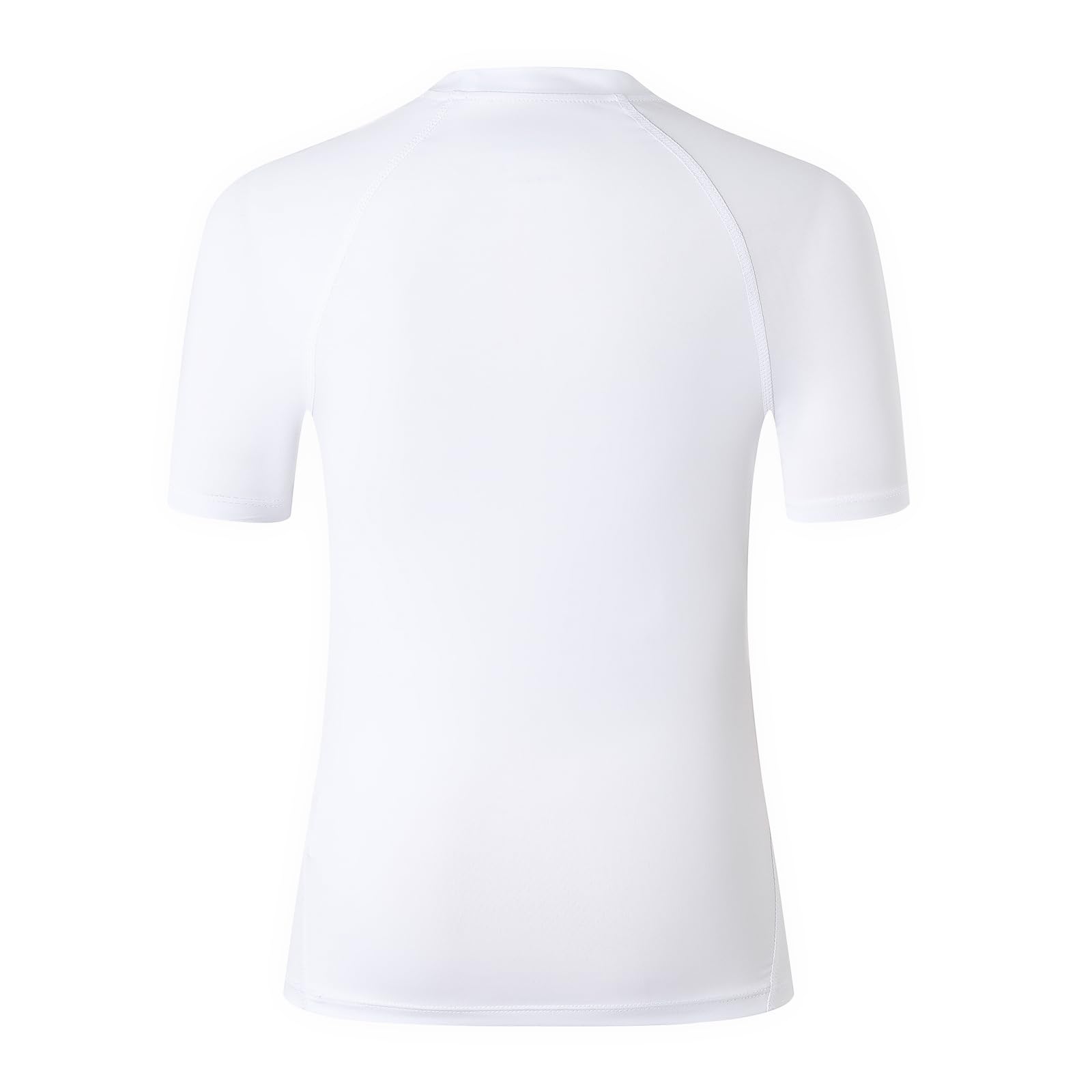 HYCOPROT Camiseta de Compresión para Niños Camisetas Interior de Manga Corta Alto Rendimiento Capa Baselayer Deportiva Transpirable Secado Rápido