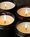 AOOVOO Scented Candles for Men - 4 Pack Candles for Home Scented, 36oz Soy Wax, 200 Hour Burn Time, Men Candle Set, Sandalwood Oud/Mahogany Teakwood/Smoke Vanilla/Jasmine Candle Set A